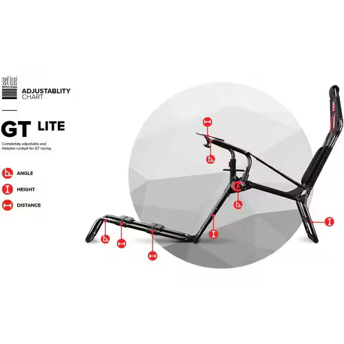 Next Level Racing GTlite Foldable Simulator Cockpit - Fabric
