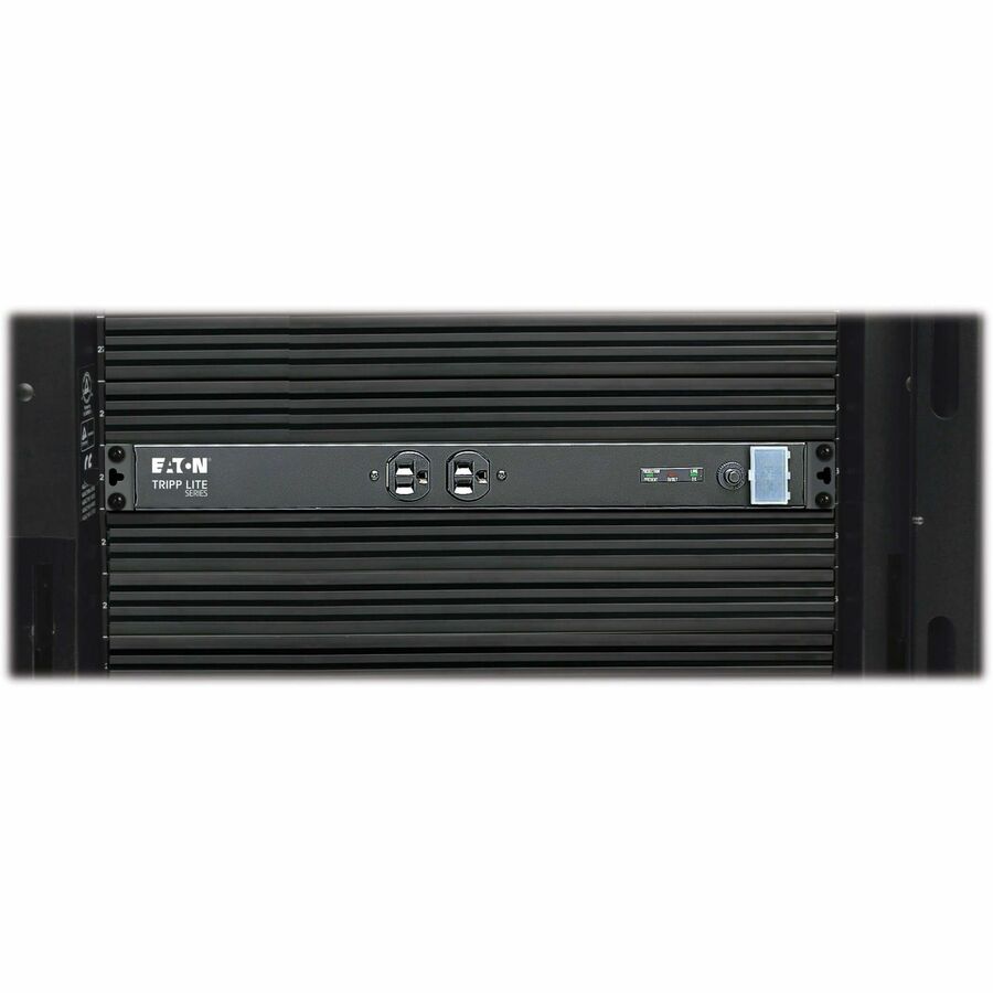 Eaton Tripp Lite Series Isobar 12-Outlet Network Server Surge Protector, 15 ft. (4.57 m) Cord, 3840 Joules, Diagnostic LEDs, 1U Rackmount