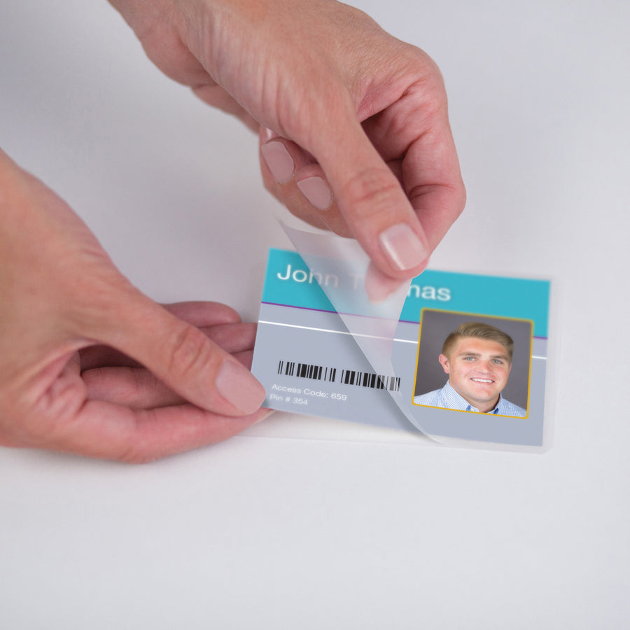 Fellowes Glossy Pouches - ID Tag not punched, 5 mil, 100 pack