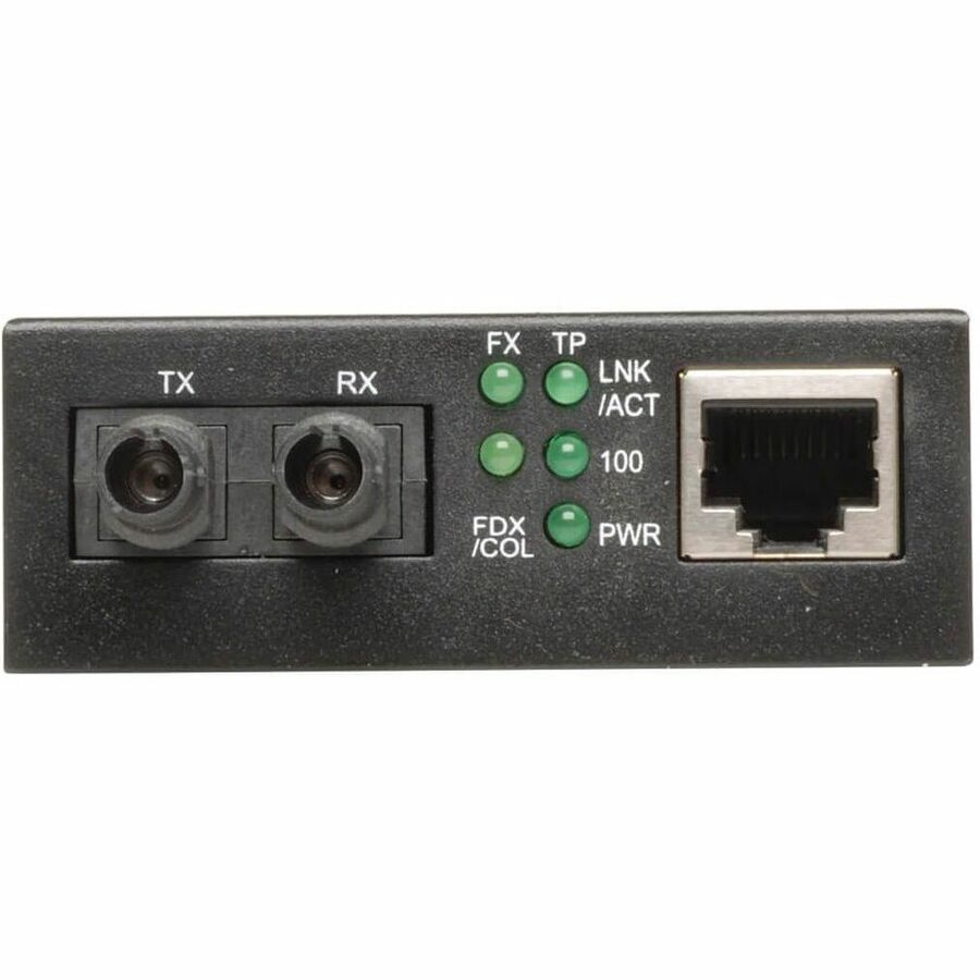 Eaton Tripp Lite Series Multimode Fiber to Ethernet Media Converter, 10/100BaseT to 100BaseFX-ST, 2km, 1310nm