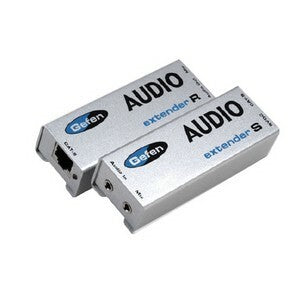 Gefen Analog Audio Extender, Unbalanced Audio Extension up to 1000 Feet, Bidirectional Transmission over CAT-5e Cable for Mic and Speaker Systems