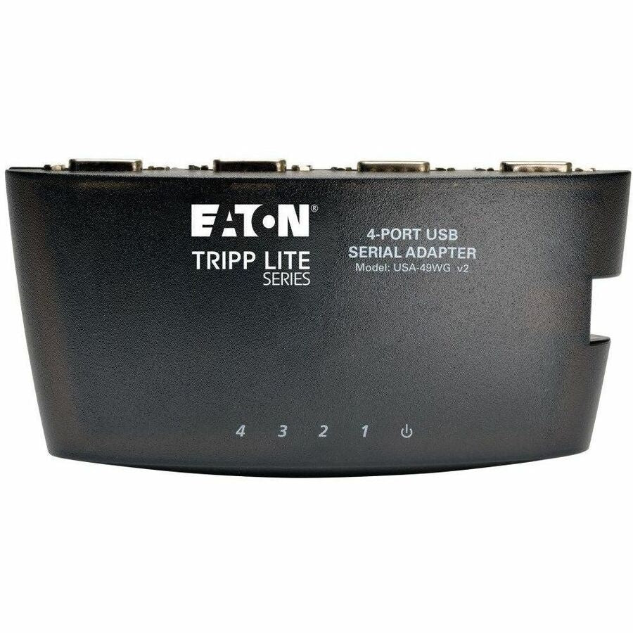 Eaton Tripp Lite Series USB-A to Serial Adapter Hub (DB9) - Keyspan, High-Speed (M/M), 4-Port, TAA