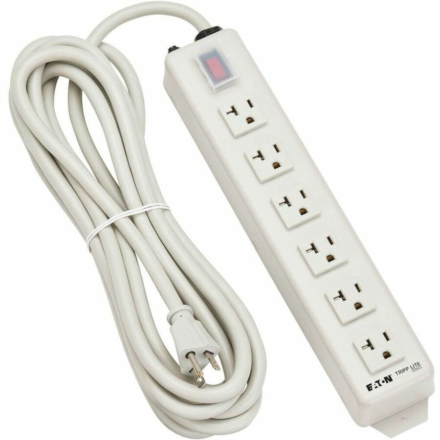 Eaton Tripp Lite Series Power It! 6-Outlet Power Strip, 15 ft. (4.57 m) Cord, 5-20P Plug, Metal Housing