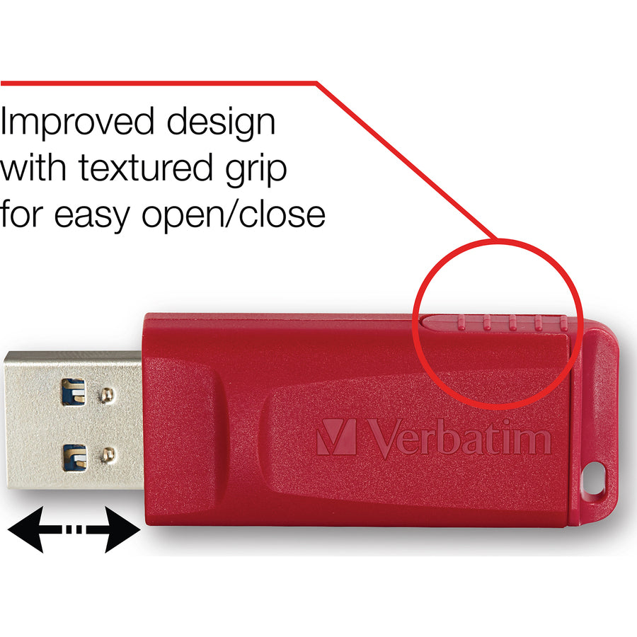 8GB Store 'n' Go® USB Flash Drive - Red