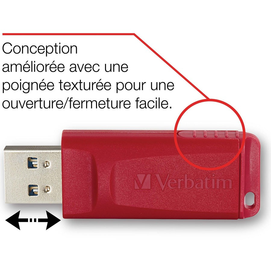 8GB Store 'n' Go® USB Flash Drive - Red
