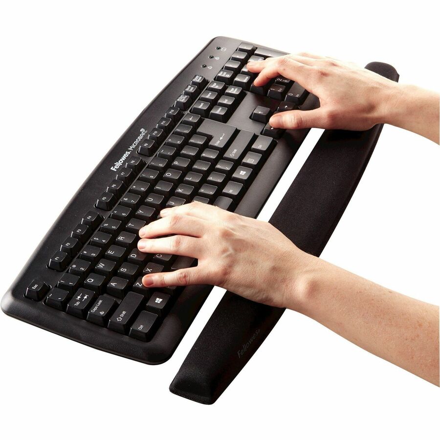 Fellowes® Memory Foam Keyboard Wrist Rest - Black (9178201)