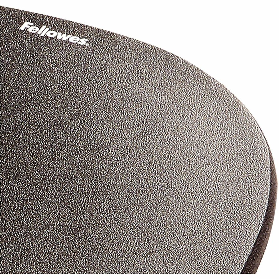 Fellowes® Memory Foam Mouse Pad with Wrist Rest - Black (9176501)