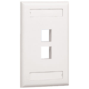 PANDUIT 2 Socket NetKey Faceplate