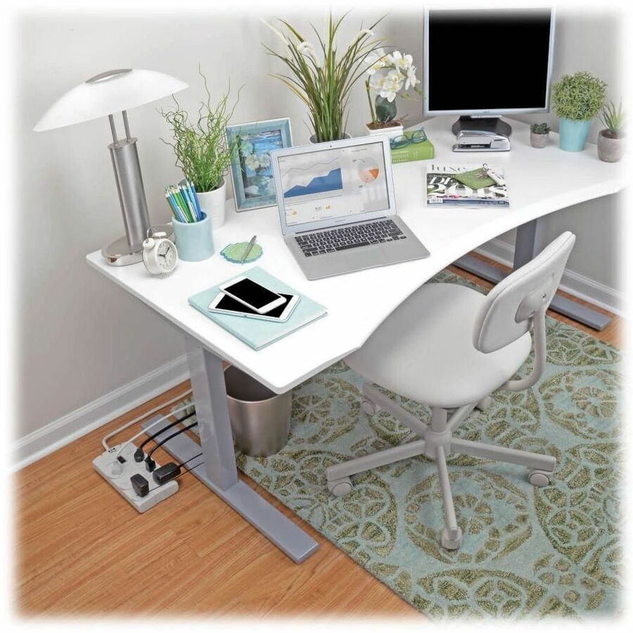 Eaton Tripp Lite Series Protect It! 8-Outlet Surge Protector, 25 ft. Cord with Right-Angle Plug, 1440 Joules, Diagnostic LEDs, Light Gray Housing