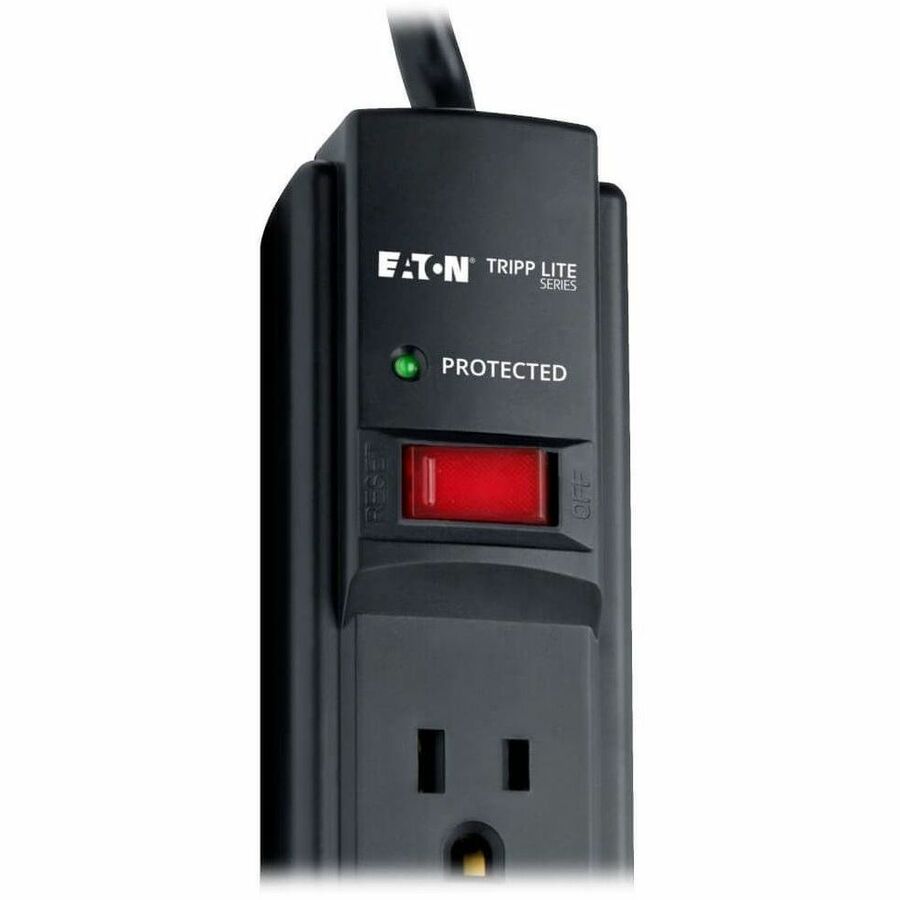 Eaton Tripp Lite Series Protect It! 6-Outlet Surge Protector, 6 ft. Cord, 790 Joules, Diagnostic LED, Black Housing