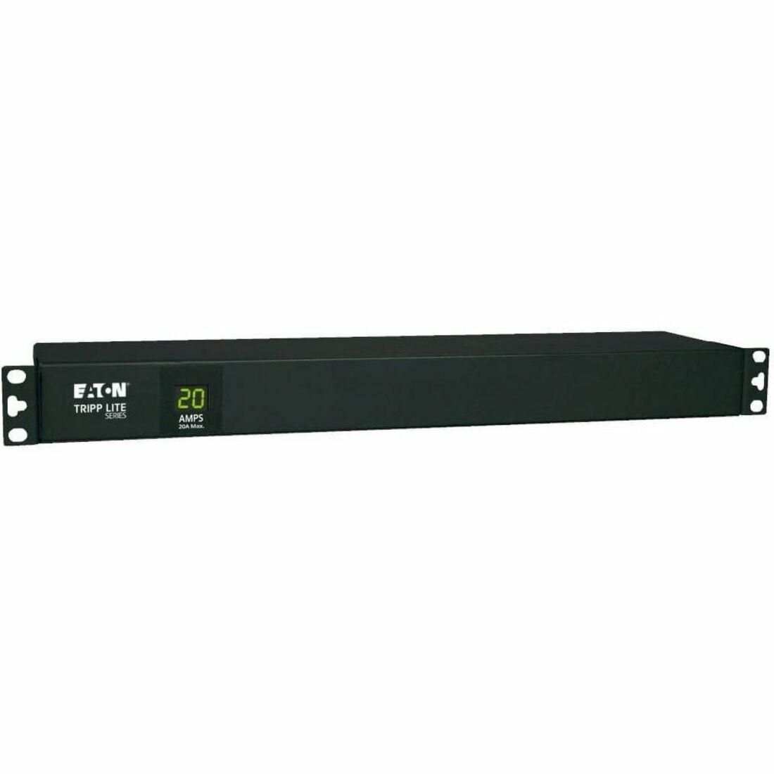 Eaton Tripp Lite Series 2.4kW Single-Phase Local Metered PDU, 120V (12 5-15/20R), L5-20P / 5-20P, 120V Input, 15 ft. (4.57 m) Cord, 1U Rack-Mount