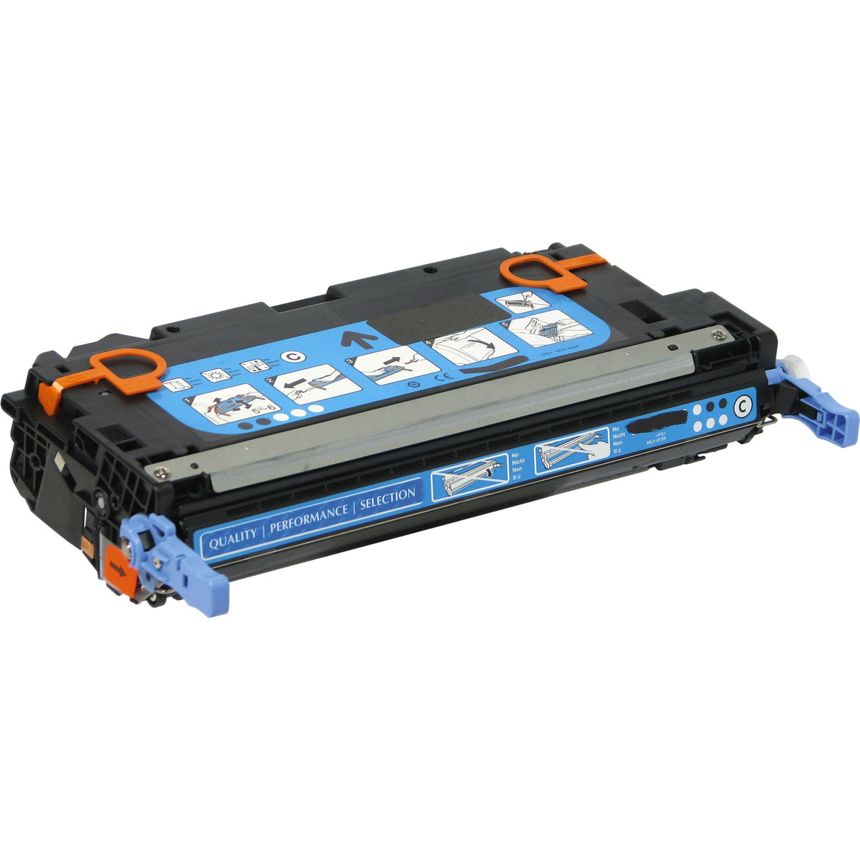 V7 V73600C Laser Toner Cartridge (95540, 2577B001AA, 99B-02018, Q6471A) - Cyan Pack