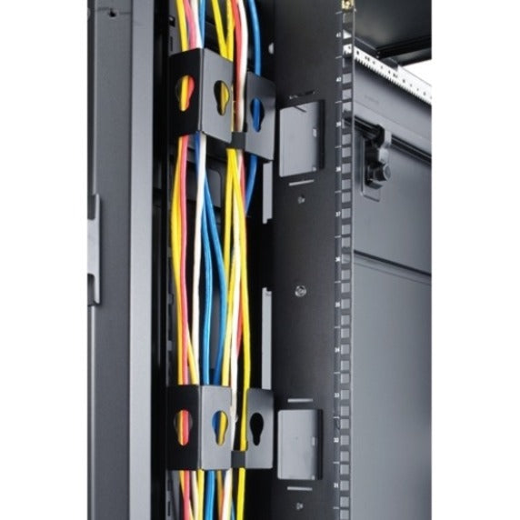 APC NetShelter Cable Management, Vertical Cable Manager, Containment Brackets, for NetShelter SX, SV, and VX Racks, 80 x 112 x 45 mm