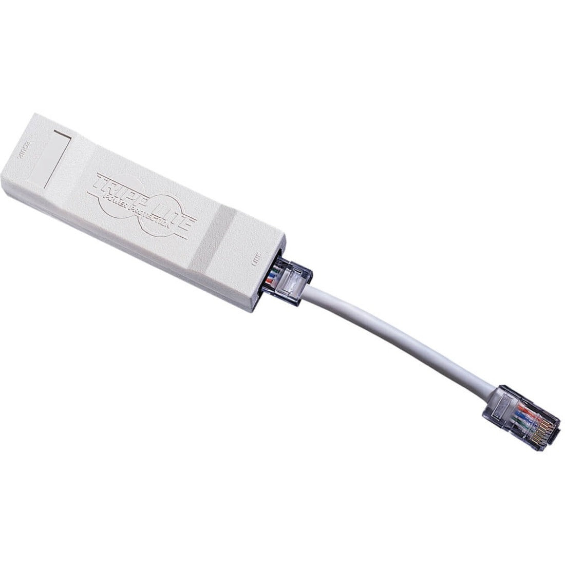 Eaton Tripp Lite Series DataShield In-Line Surge Protector for Network and Phone Lines, 1-Line RJ45