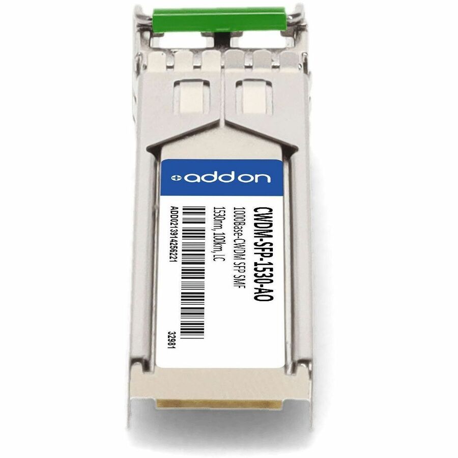 AddOn Cisco CWDM-SFP-1530 Compatible TAA Compliant 1000Base-CWDM SFP Transceiver (SMF, 1530nm, 100km, LC)