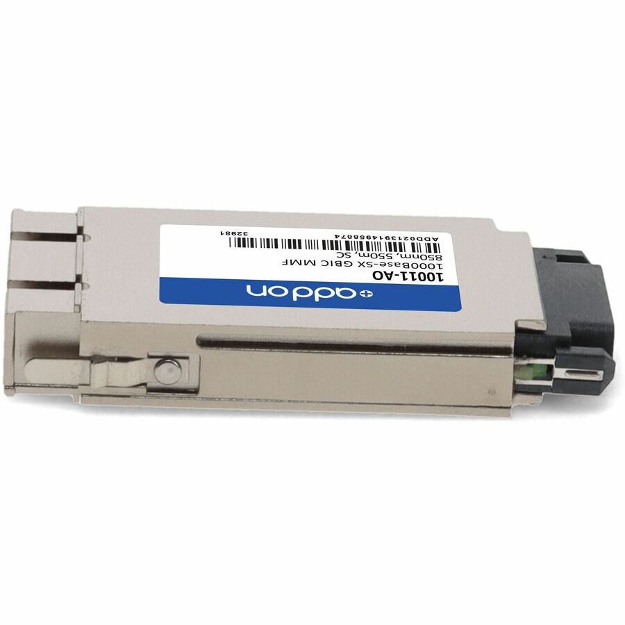 AddOn Extreme Networks 10011 Compatible TAA Compliant 1000Base-SX GBIC Transceiver (MMF, 850nm, 550m, SC)
