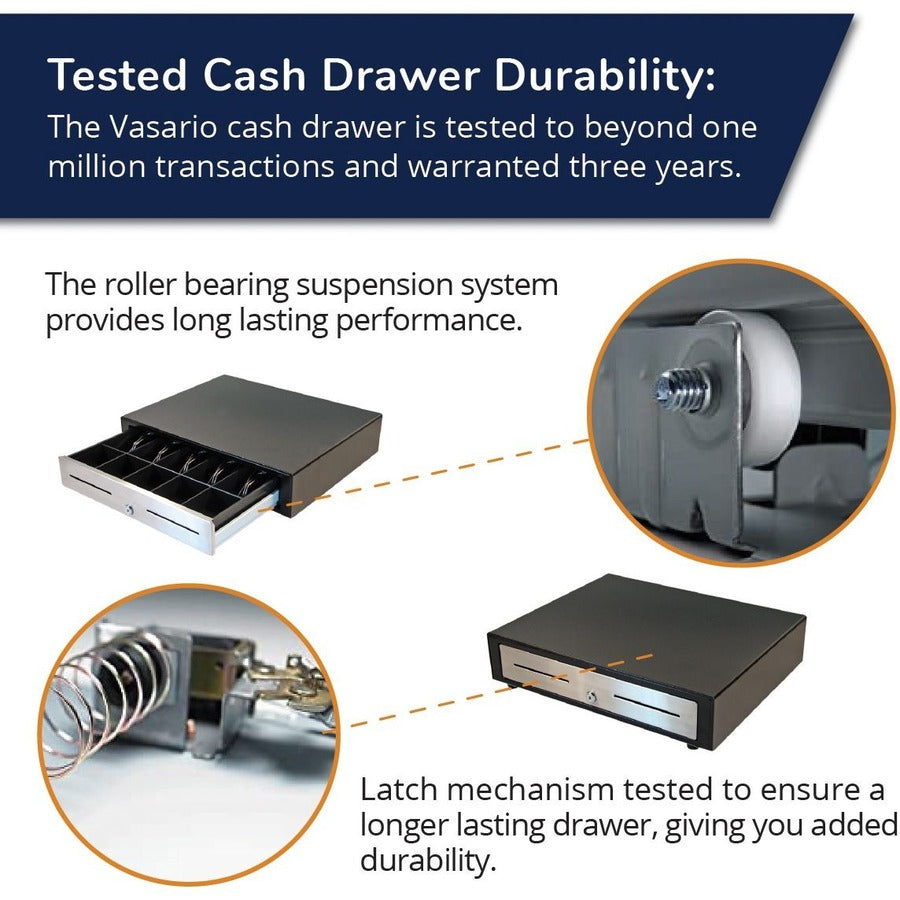 apg®Standard- Duty Point of Sale Cash Drawer | Vasario Series VBS320-BL1915