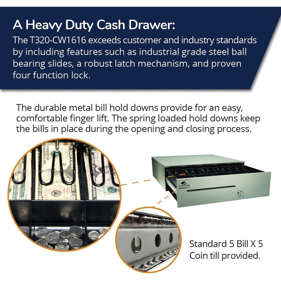 S100 DRAWER 16X16 WHITE