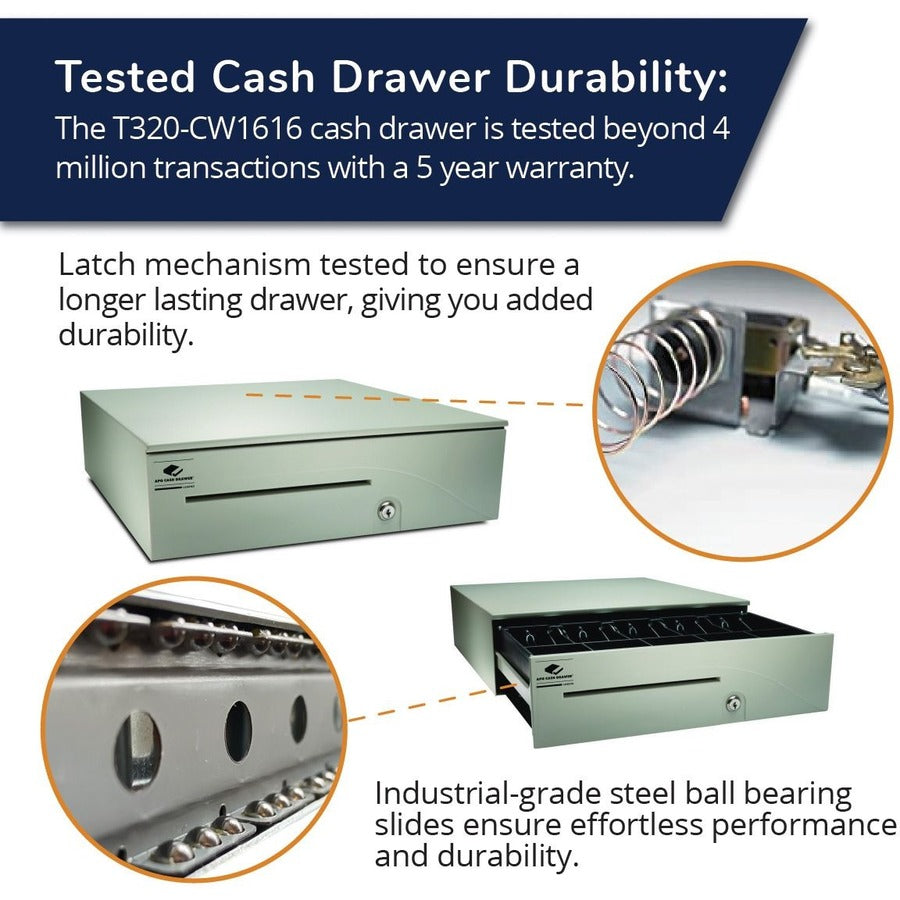 S100 DRAWER 16X16 WHITE