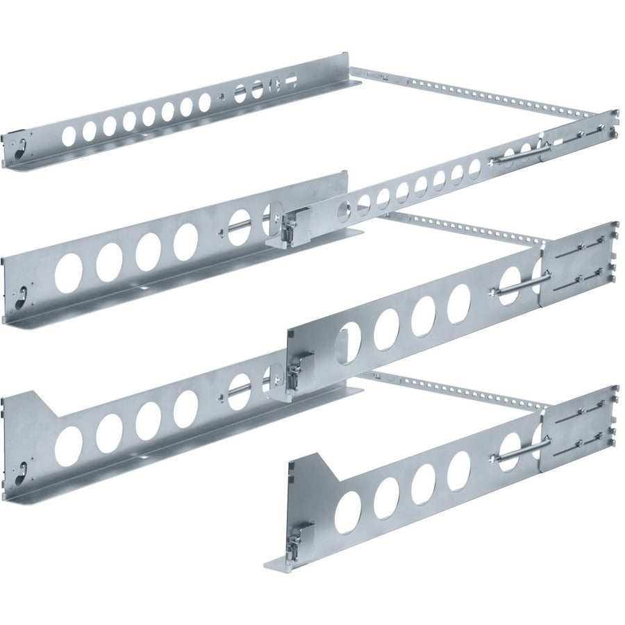 Rack Solutions 1U Tool-less Universal Rail 28in Depth with Tool-less Wirebar