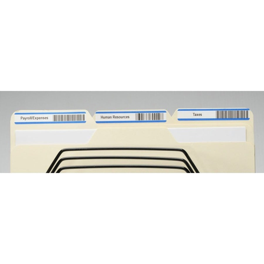 Seiko SLP-FLB White/Blue File Folder Labels