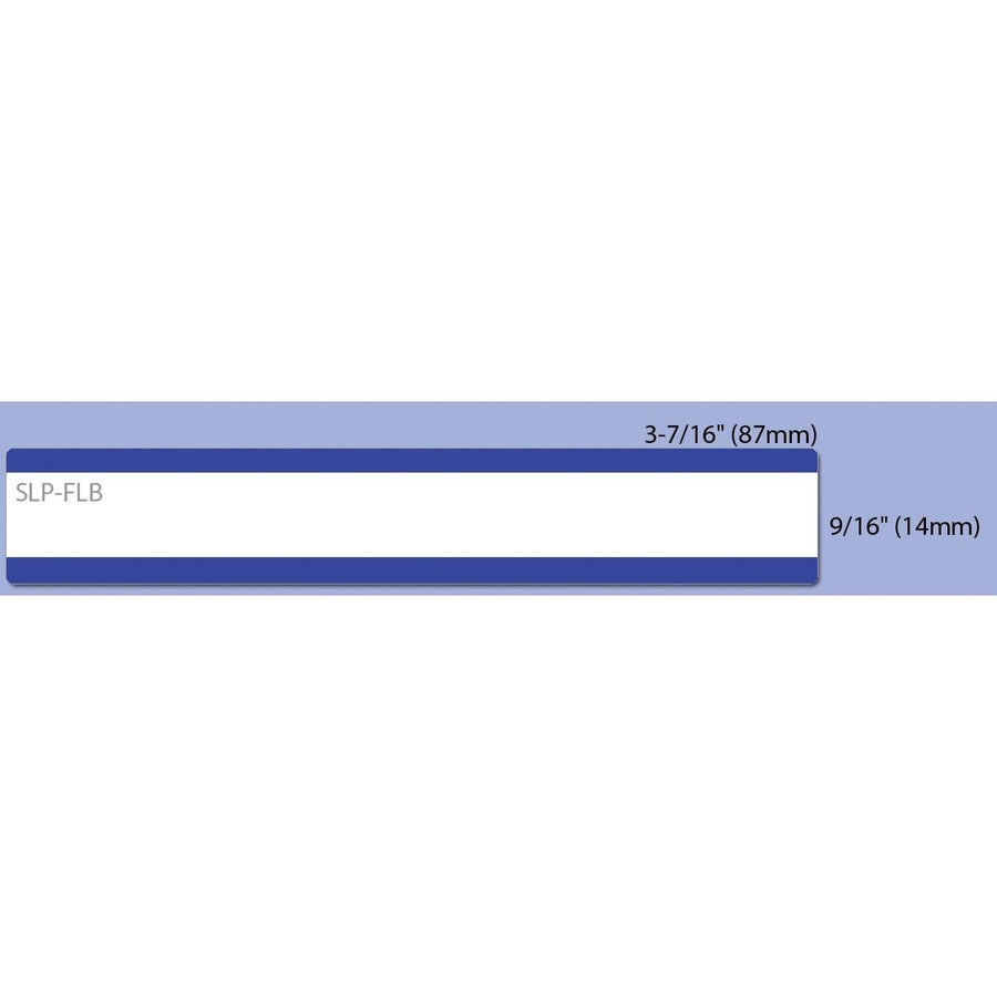 Seiko SLP-FLB White/Blue File Folder Labels