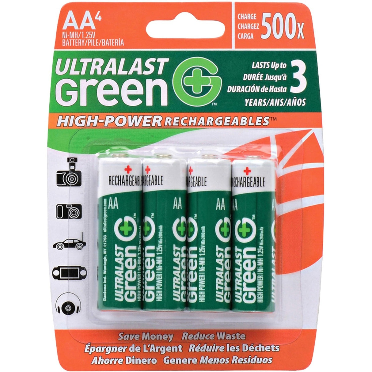 UltraLast Green ULGHP4AA General Purpose Battery