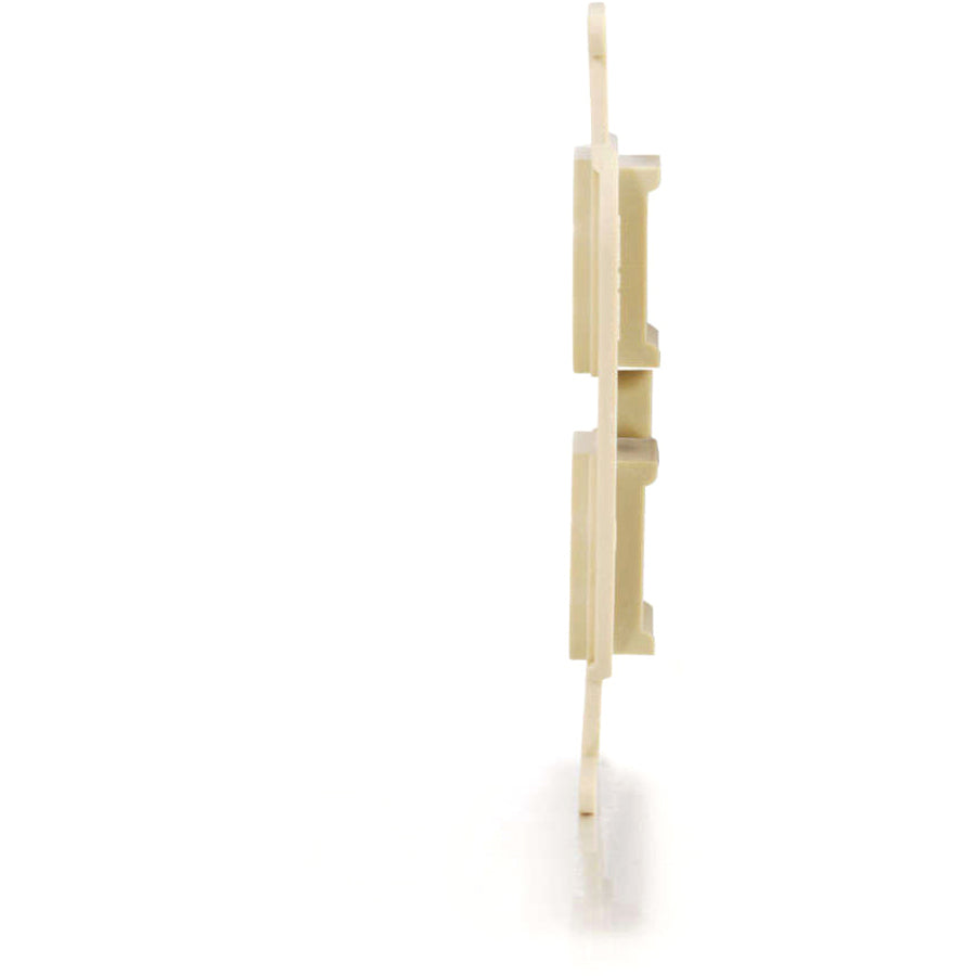 C2G Duplex 2-Port NEMA 106 Decorative Style Wall Plate - Ivory
