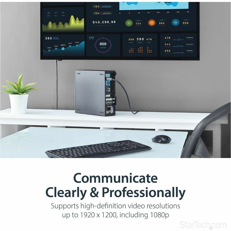 StarTech.com 6ft (1.8m) DisplayPort to DVI Cable, DisplayPort to DVI Adapter Cable, DP to DVI-D Converter, Replaced by DP2DVI2MM6