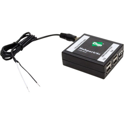 Digi Hubport/4c DC 5.5-30V powered 4-port USB Hub