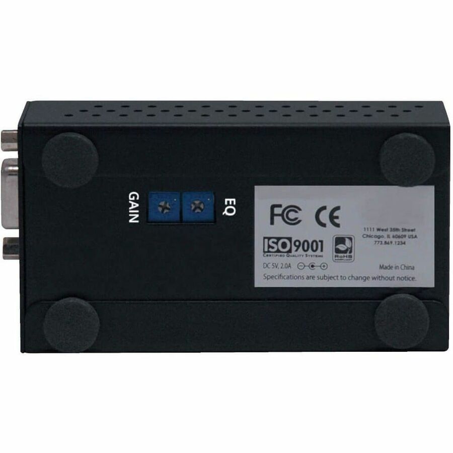 Eaton Tripp Lite Series VGA over Cat5/6 Extender, Box-Style Receiver for Video/Audio, Up to 1000 ft. (305 m), TAA