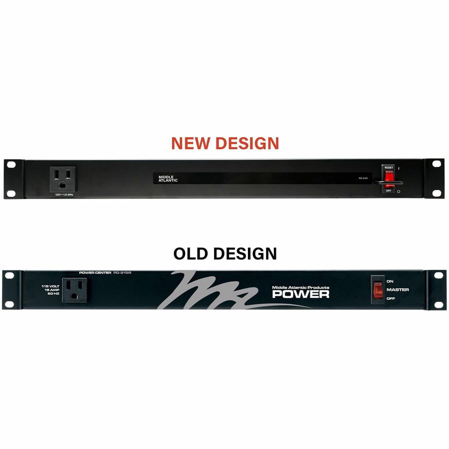 Middle Atlantic PD Series Rack Mounted Power Distribution Unit - 15 Amp, 9 Outlet PDU