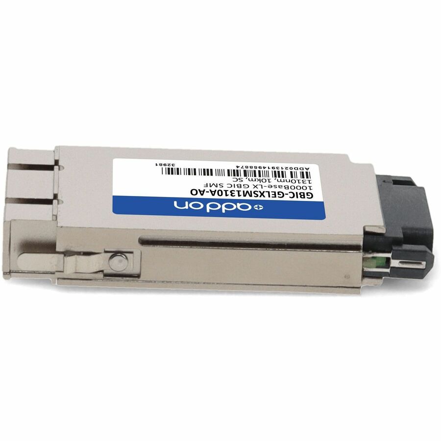AddOn HP GBIC-GELXSM1310A Compatible TAA Compliant 1000Base-LX GBIC Transceiver (SMF, 1310nm, 10km, SC)