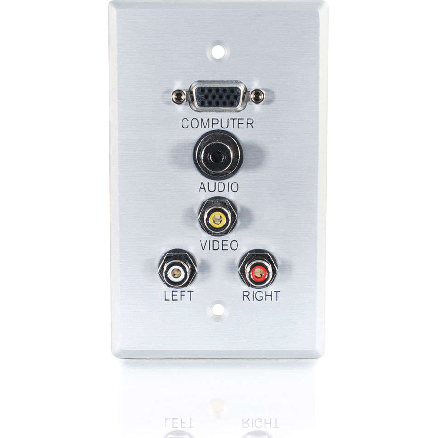 C2G 5 Socket Audio/Video Faceplate