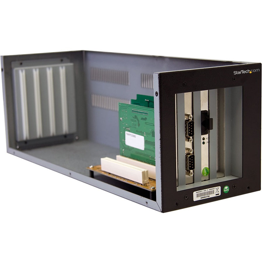 StarTech.com PCI Express to 2 PCI & 2 PCIe Expansion Enclosure System - Full Length - Expansion Bay - External - 4 slot - PCI Express Single Lane - PCI Full Length
