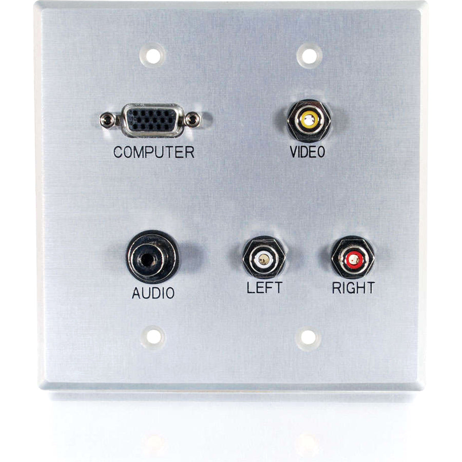 C2G Audio Video Faceplate