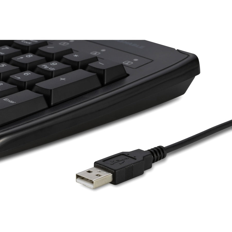 USB WASHABLE KEYBOARD BLACK