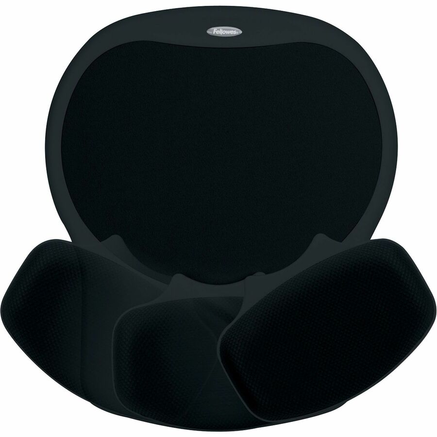 Fellowes® Easy Glide Gel Mouse Pad Wrist Rest - Black (93730)