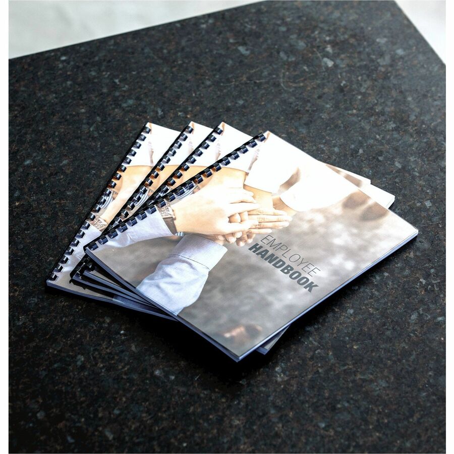 Fellowes Crystals Clear Pre-punched Binding Covers