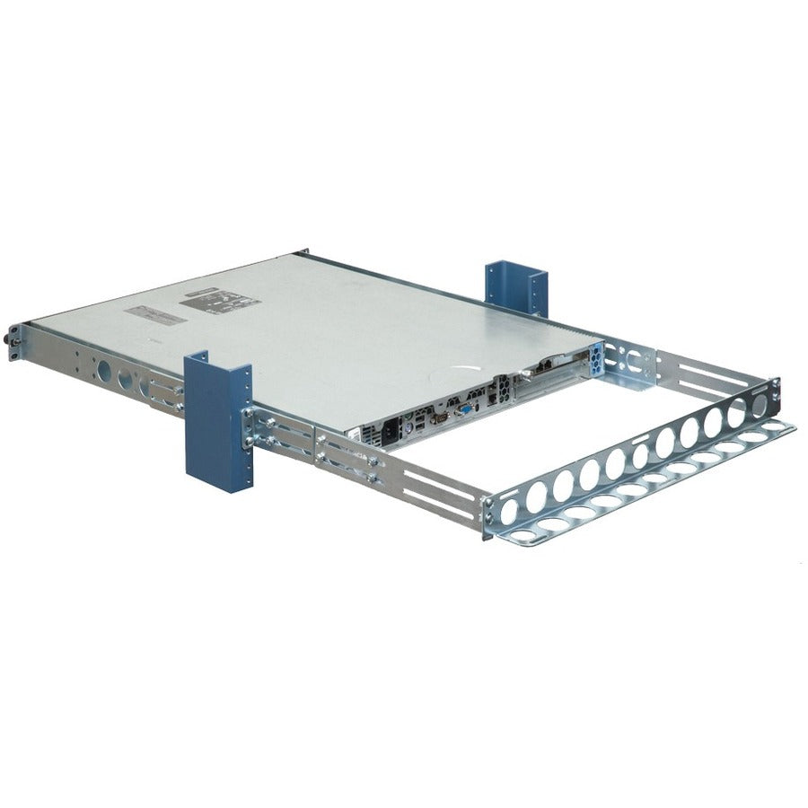 Rack Solutions 1U 2Post Universal Rail with Wirebar
