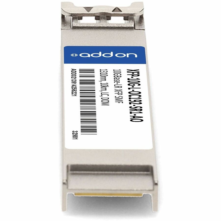 AddOn Juniper Networks XFP-10G-L-OC192-SR1 Compatible TAA Compliant 10GBase-LR XFP Transceiver (SMF, 1310nm, 10km, LC, DOM)