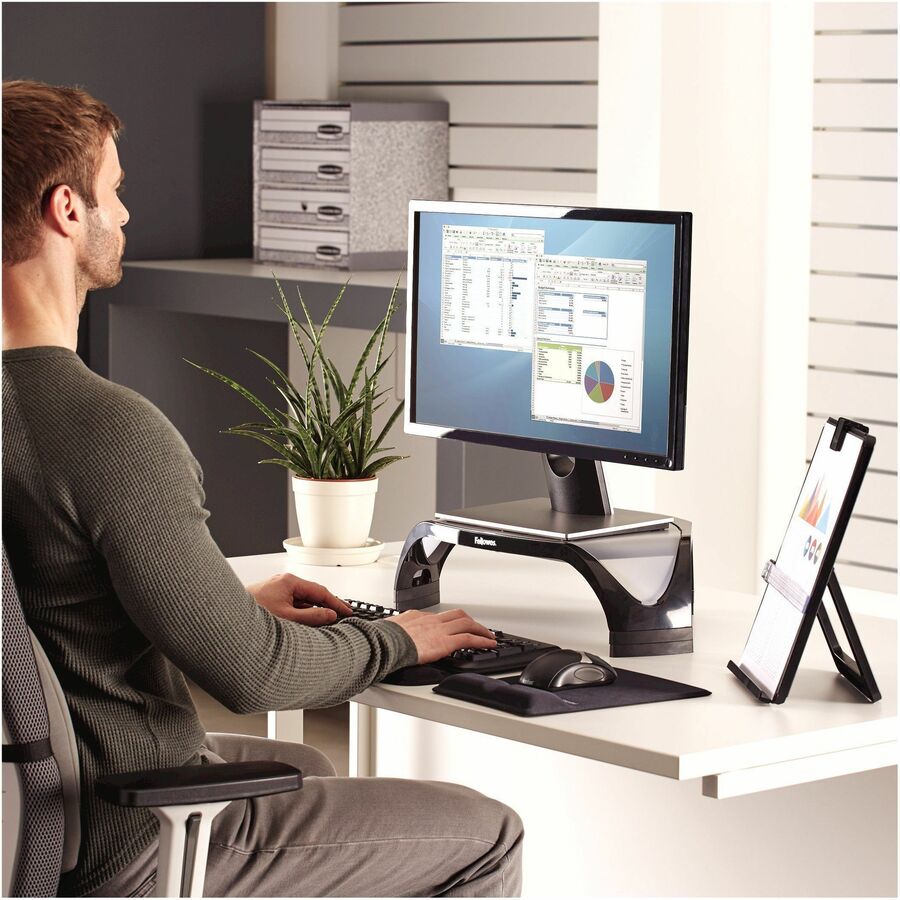 Fellowes Smart Suites™ Corner Monitor Riser