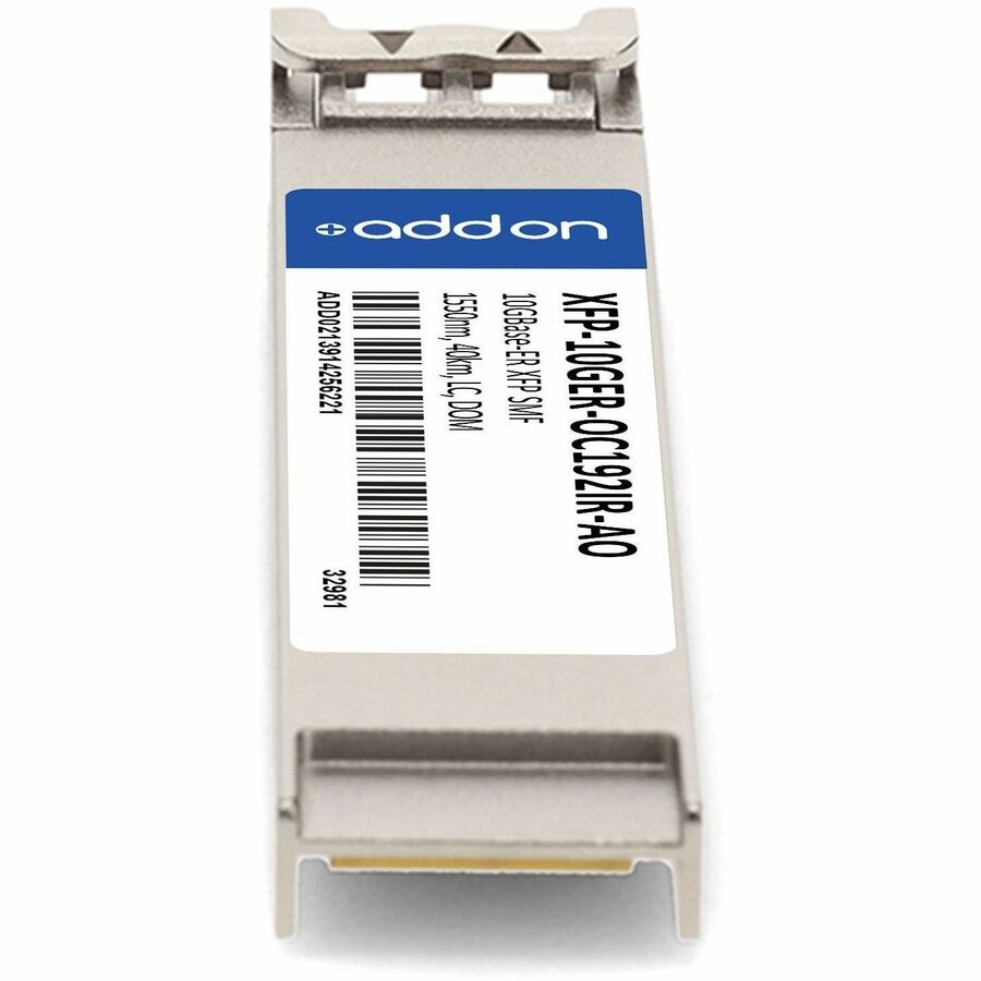 AddOn Cisco XFP-10GER-OC192IR Compatible TAA Compliant 10GBase-ER XFP Transceiver (SMF, 1550nm, 40km, LC, DOM)