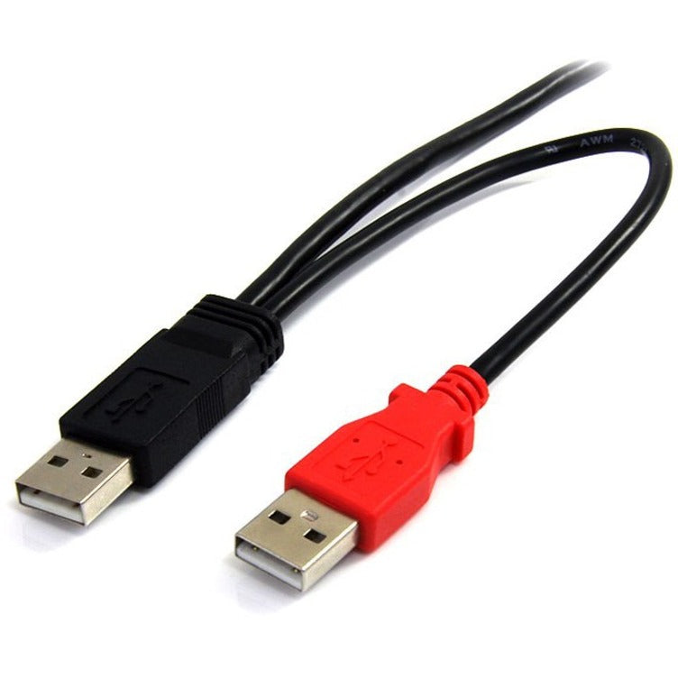 StarTech.com 6ft USB Y Cable for External Hard Drive