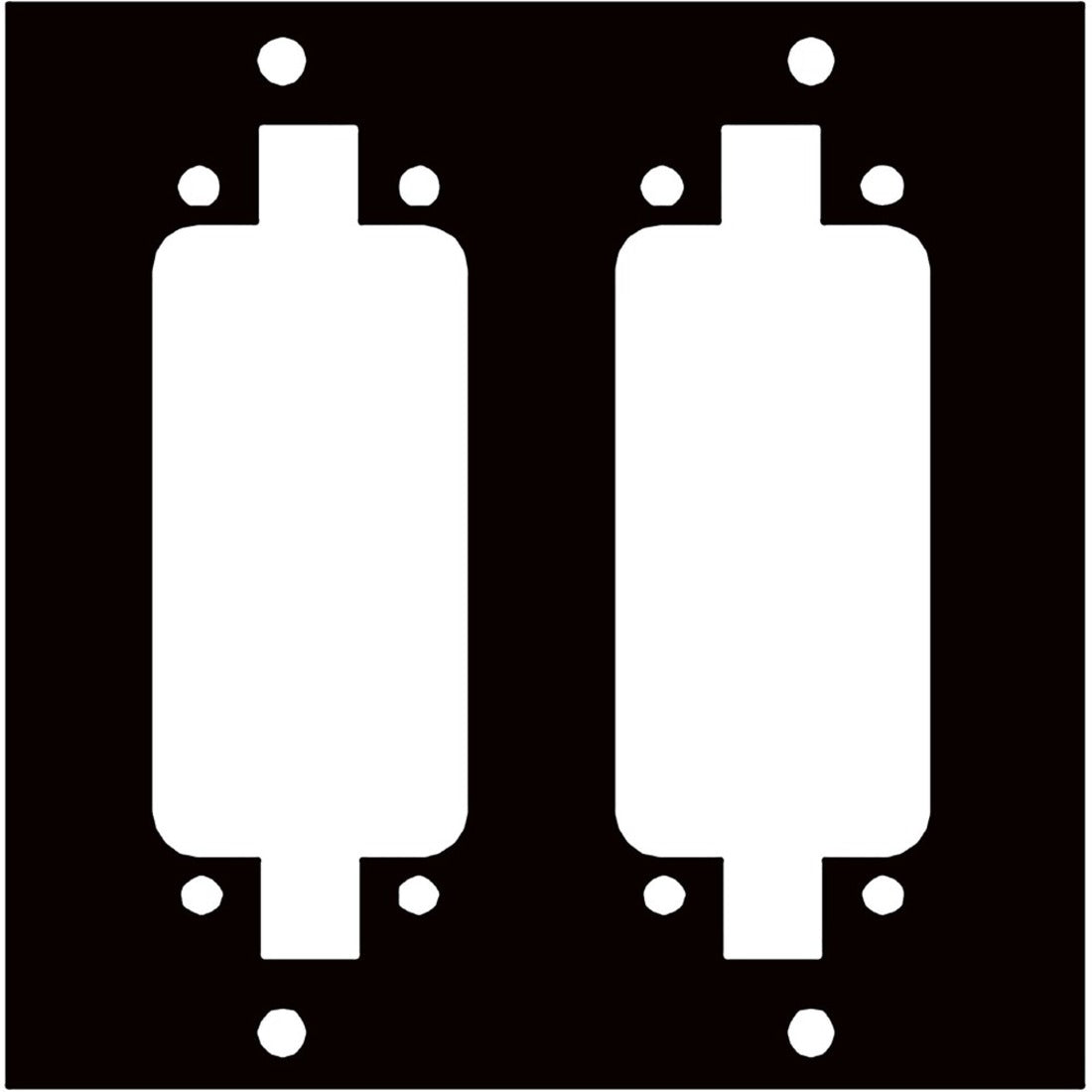 Middle Atlantic Faceplate Insert