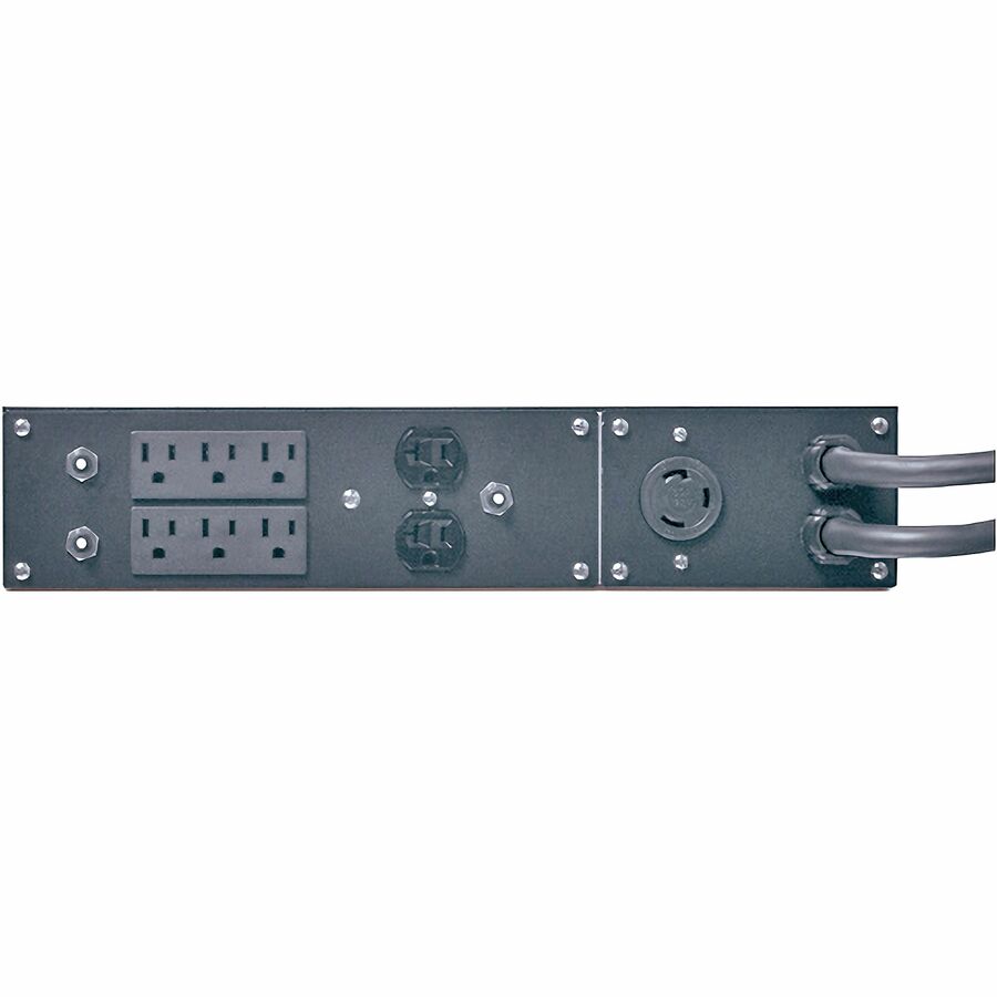 APC Service Bypass Panel- 100-120V; 30A; BBM; L5-30P input; (2) 5-20R (6) 5-15R output