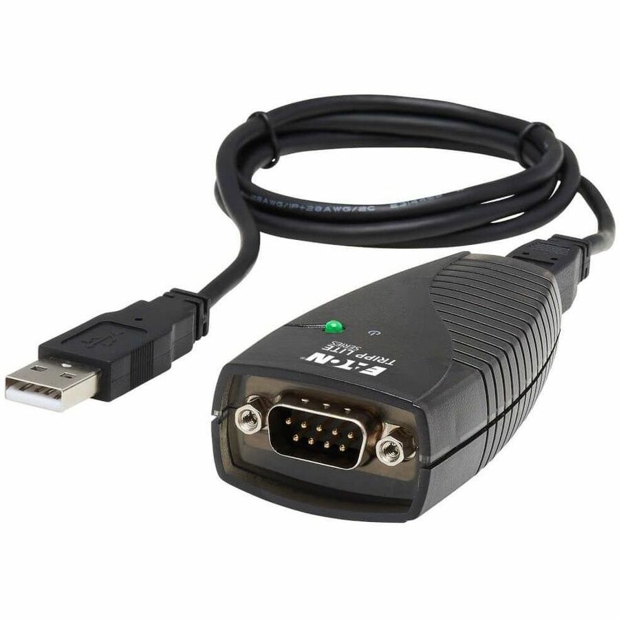 Eaton Tripp Lite Series Keyspan USB to Serial Adapter - USB-A Male to DB9 RS232 Male, 3 ft. (0.91 m), TAA