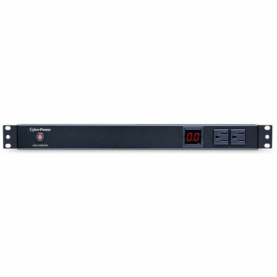 CyberPower PDU15M2F8R Single Phase 100 - 125 VAC 15A Metered PDU