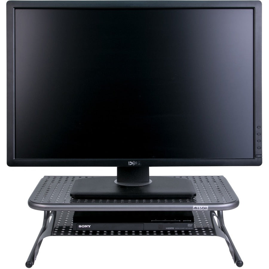 Allsop Metal Art Printer Stand 18 x 9.75 Wide Platform - Pewter (27873)