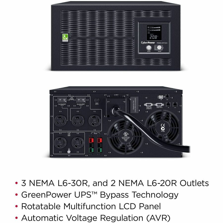 CyberPower PR5000LCDRTXL5U Smart App Sinewave UPS Systems